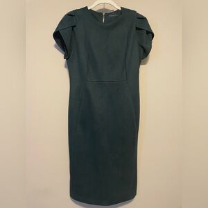 Calvin Klein Forest Green Midi Dress
